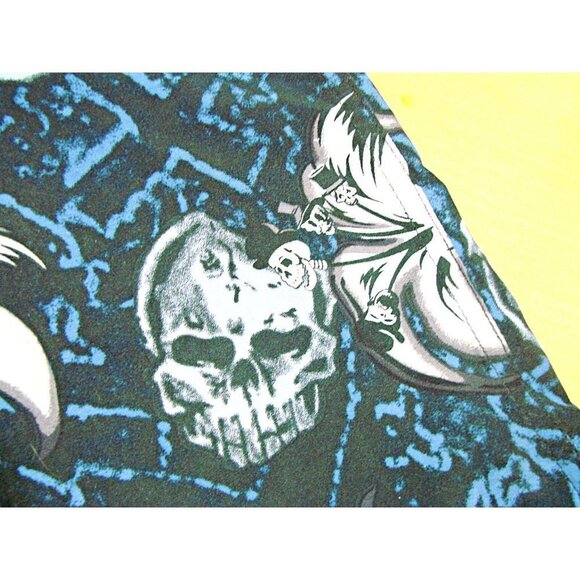 Mens Sideout Floral and Skulls Drawstring Hybrid Board Shorts Swim Trunks Sz 36 - Picture 7 of 12